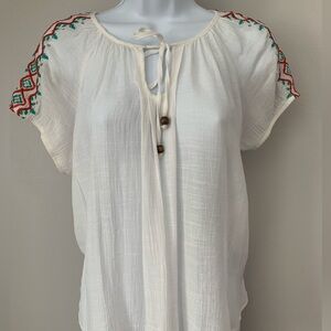 A. Byer Embroidered Top
